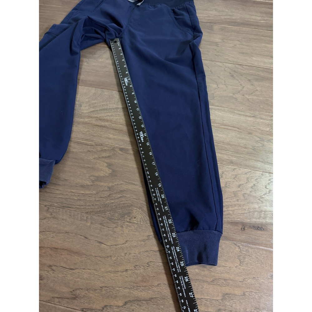 FIGS Zamora Jogger Scrub Pants Navy Blue XS Technical Collection W18SW200SP - Picture 4 of 6